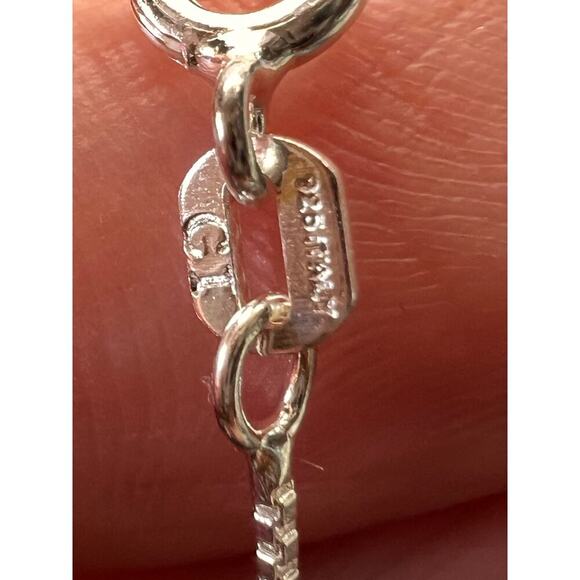 Bella Luce Pink and white CZ Rhodium Over Silver Pendant - Picture 8 of 11